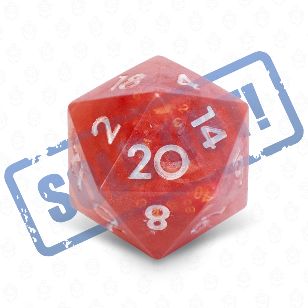 D20 oversized soap with dice set inside | Ruby Slippers